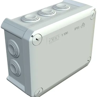 Boîte de dérivation T100 Bettermann grc, s.halog.IP55-IP66 