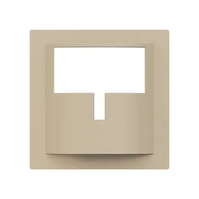 Placca frontale Hager kallysto H per rilevatore di movimento beige 