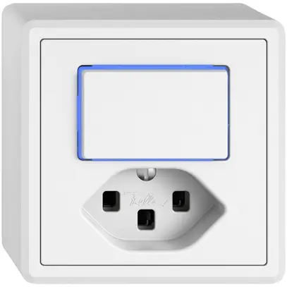 Combinazione AP EDIZIO.liv SNAPFIX® S3K+T23 illuminazione laterale bl bi 