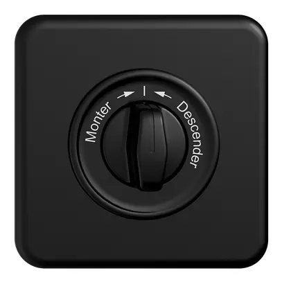 Kit frontale Monter->I<- Descendre STANDARDdue 90×90mm nero 