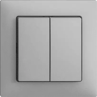 Tasto INC EDIZIOdue 2×A-R/1P silver 