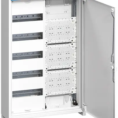 Distributore AP Hager univers 5-file media 60UM porta IP44 550×800×160mm 