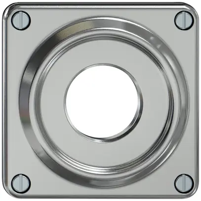 Partie supérieure ELEMENT SNAPFIX® p.interrupteur rotatif serrure de sûreté alu 