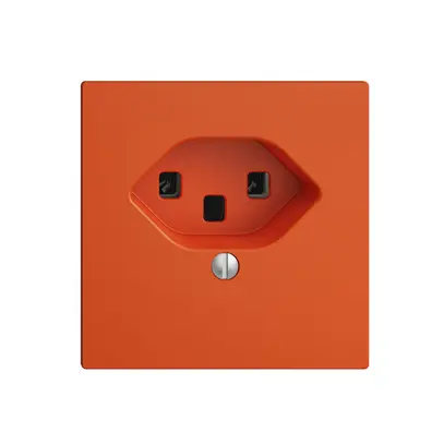 Prise ENC EDIZIOdue T23 16A orange, bornes à vis 