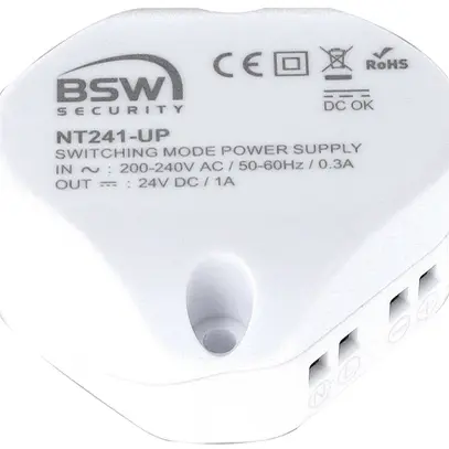 Alimentazione a commutazione INS BSW NT241-UP IN:200…240VAC, OUT:24VDC/1A 