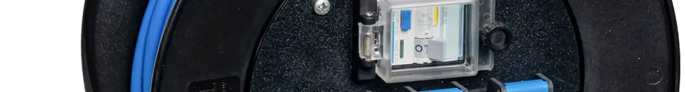 Avvolgicavo DEM DB25970 1×FI 3×T13 3×1.5mm² 50m spina T12 