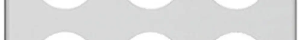 Abdeckplatte 4×3 12×43mm weiss 