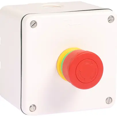 Bouton arrêt d'urgence AP AWAG NA11.NAP.Q.61 tête champignon Ø32mm 3A 230V IP55 