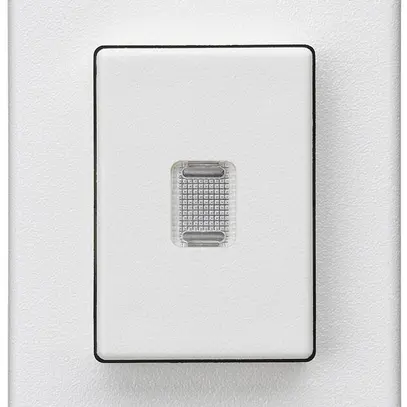 Interruttore a pulsante INS Hager FLF 10A/250V 3/2L illuminato bianco 