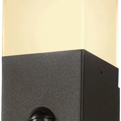 Applique SLV GRAFIT square E27 Sensor 11W IP44 aluminium anthracite 