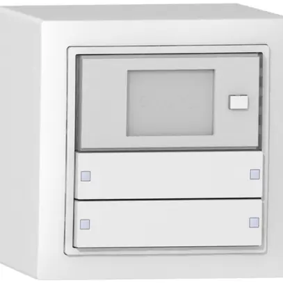 Termostato ambiente AP SIDUS KNX RTR Design 2/4, bianco 