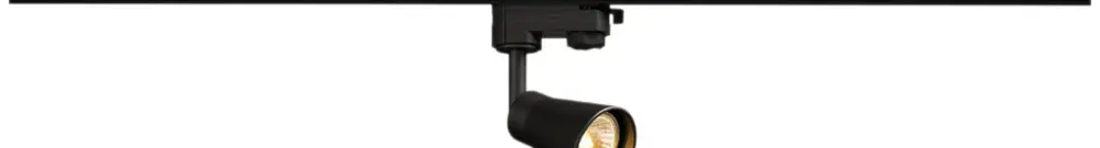 Proiettore SLV AVO, GU10 50W con adattatore 3-fasi IP20 nero 