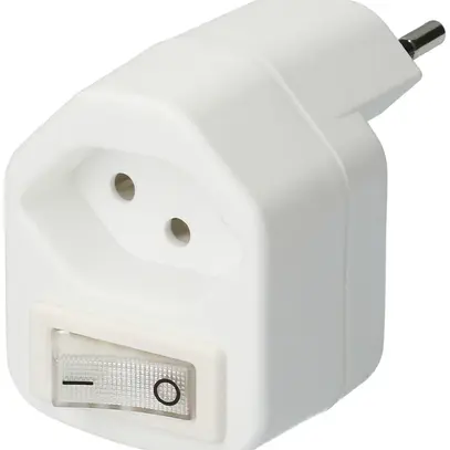 Spina di derivazione MH 1×T13 bianco con interruttore 