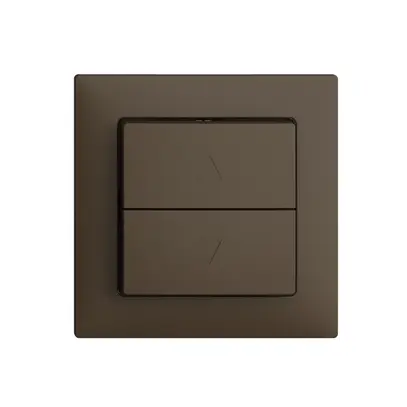Kit frontal EDIZIOdue F coffee pour poussoir & interrupt.stores 