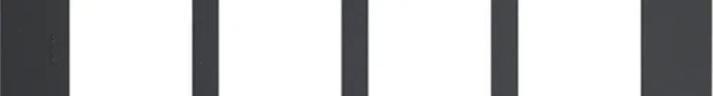 Intestazione INC Legrand Arteor 1×4, orizzontale, graphite 