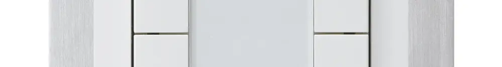 UP-Taster kallysto B KNX 4× RGB LED s/e-link weiss 