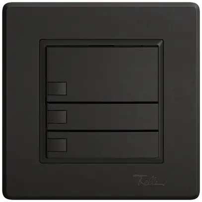 Poussoir universel ENC EDIZIO.liv UNI SNAPFIX® s.LED 3× comm.1T no 