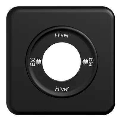 Kit frontal Eté-Hiver-Eté-Hiver STANDARDdue 90×90mm noir 
