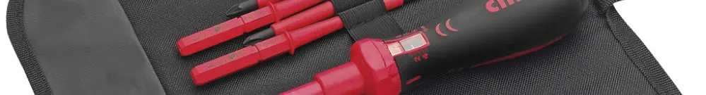 Jeu de tournevis dynamométrique CIMCO VDE 1000V 1…5.0 Nm 9 piéces 