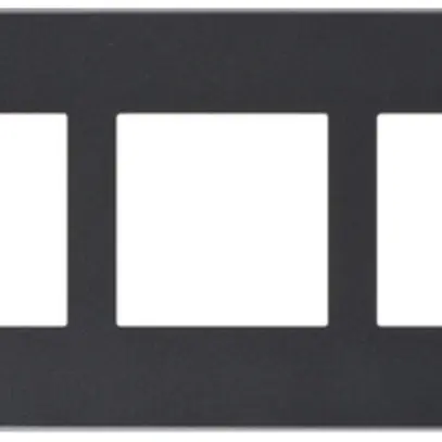 Intestazione INC Legrand Arteor 1×3, orizzontale, graphite 