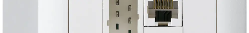 AP-Dose kallysto 1×RJ45u+1×TT83 weiss 