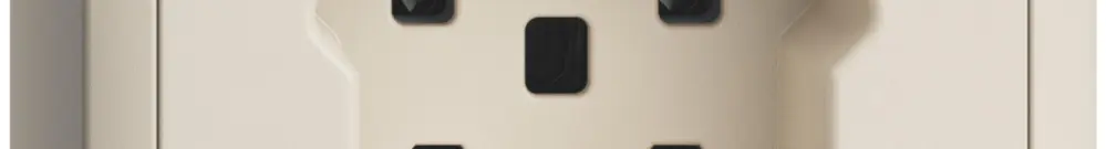 Presa AP EDIZIOdue T25 16A crema, morsetti a vite 