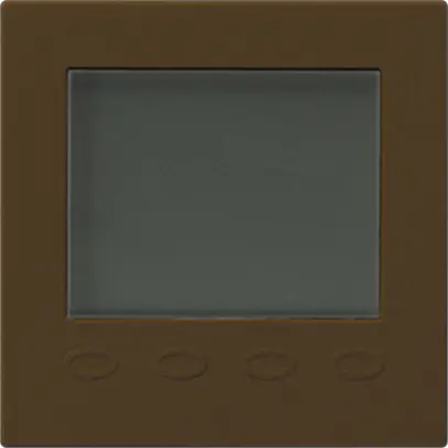 Thermostat d'ambiance Hager kallysto A avec écran brun 