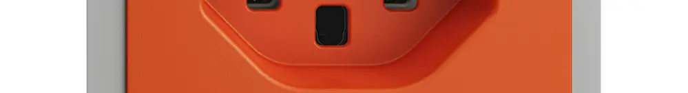EB-Steckdose EDIZIOdue T23 16A orange, Schraubklemmen 