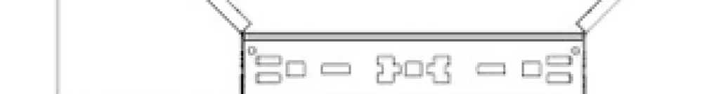 Derivazione T Bettermann RAAM 35×100mm galvanizzato 