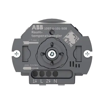 Thermostat d'ambiance ABB SIDUS GE-E chauffage NO/NC 230VAC/10A 5…30°C 