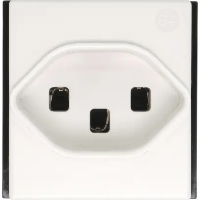 Prise Living Now type 23 2 modules blanc 