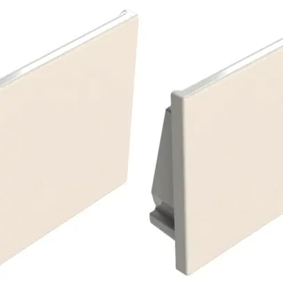 luxKIT Endkappen 20 - 2x weiss 