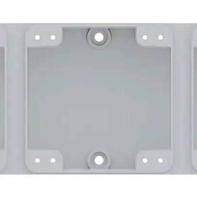 En-tête AP Hager robusto 1×3 horizontal 276×86mm gris 