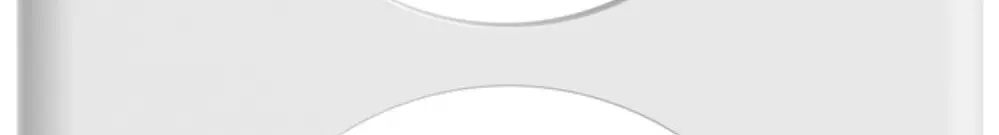 Piastra di copertura INC STANDARDdue SNAPFIX® 2×1/1×2 1×Ø50 1×Ø58 90×150mm bi 