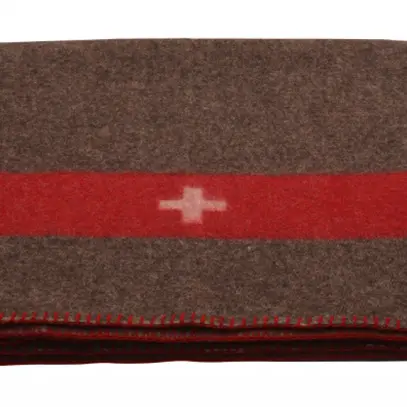 Couverture en laine de l'Armée suisse 