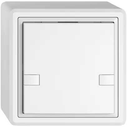 Poussoir universel AP EDIZIO.liv UNI SNAPFIX® 5…48V s.LED 1× comm.2T bc 