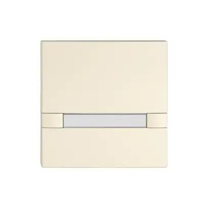 Poussoir 1/1 EDIZIO.liv KNX et UNI a.SNAPFIX® s.LED a.étiquette comm.2T cr 
