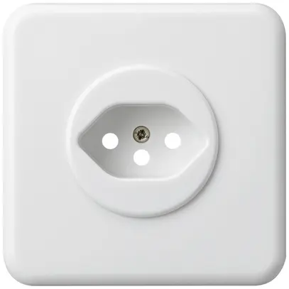 Kit frontale INC basico tipo 13 86×86mm bianco con protezione bambini 