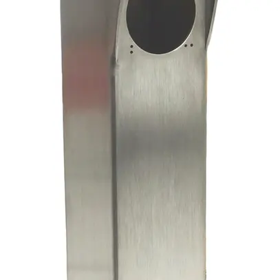 Colonna di raccordo ELBRO 100×100mm 2×Ø70mm 1000mm acciaio affinato 