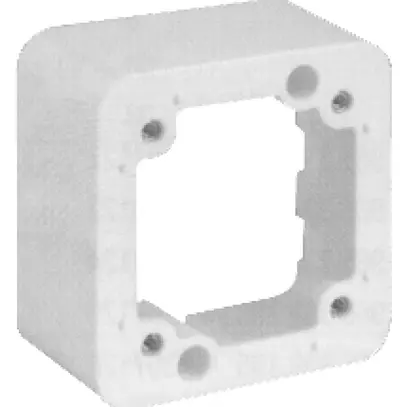 Quadro AP basico 1×1/30mm bianco 