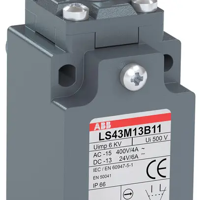 Interruttore di posizione ABB LS4 bullone pressione a rotella ac-pr Zamak M20 