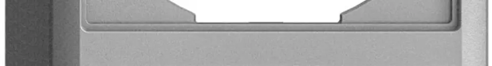 Capot EDIZIOdue 54mm I-I silver pour combinaison vertical/horizontal 