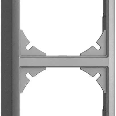 Capot EDIZIOdue 54mm I-I silver pour combinaison vertical/horizontal 