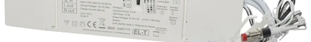 Kit per lampada d'emergenza DOTLUX 1.8…3.5W 1.5…3h LiFePO4 6.4V LED AT 