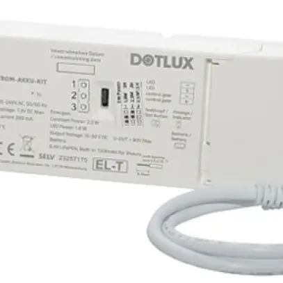 Kit per lampada d'emergenza DOTLUX 1.8…3.5W 1.5…3h LiFePO4 6.4V LED AT 
