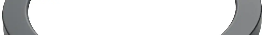 Bague décorative DOTLUX, pour Downlight LED UNISIZEplus, 18W, Ø219×15mm noir mat 