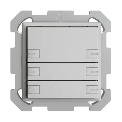 Pulsante KNX RGB INC EDUE, 250mW, c.LED RGB, 6×pulsante, com.1×tasto, grc 