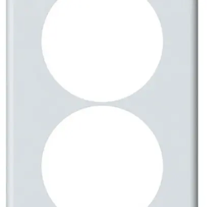 Plaque de recouvrement ENC origin 4×1 Ø58mm 92×272mm blanc 