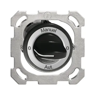 Interrupteur rotatif ENC 0-Auto-0-Main FH 2/1P noir avec manette 