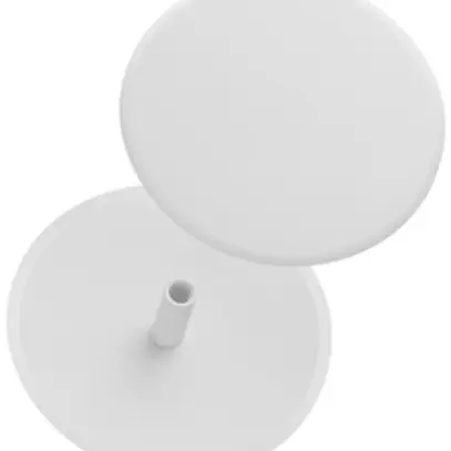 Rosone da soffitto HSB Weibel Ø98×5mm materiale sintetico bianco TFI a 850°C 
